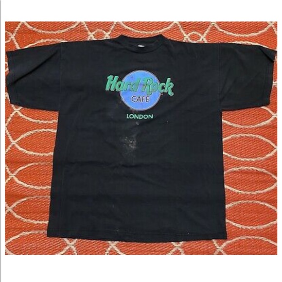 Hard Rock Cafe Shirts Vintage Hard Rock Cafe London Big Print